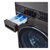 Pictures of LG ENERGY STAR WashTower Stacked Laundry Center with 4.5 cu. ft. Washer and 7.4 cu. ft. Electric Dryer in Black Steel 3SD885 - WKEX200HBA - Scratch & Dent (Minor) - Neu Appliance Outlet - Discount Appliance Outlet in Austin, Tx