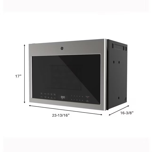 GE 24 in. 1.4 cu. ft. Over-The-Range Microwave Oven in Stainless Steel with Sensor Cooking SA319 - GVMB14S4WSS - Open Box