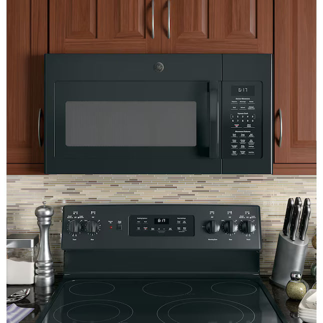 GE® 1.7 Cu. Ft. Over-the-Range Sensor Microwave Oven JVM6175DKBB - Open Box