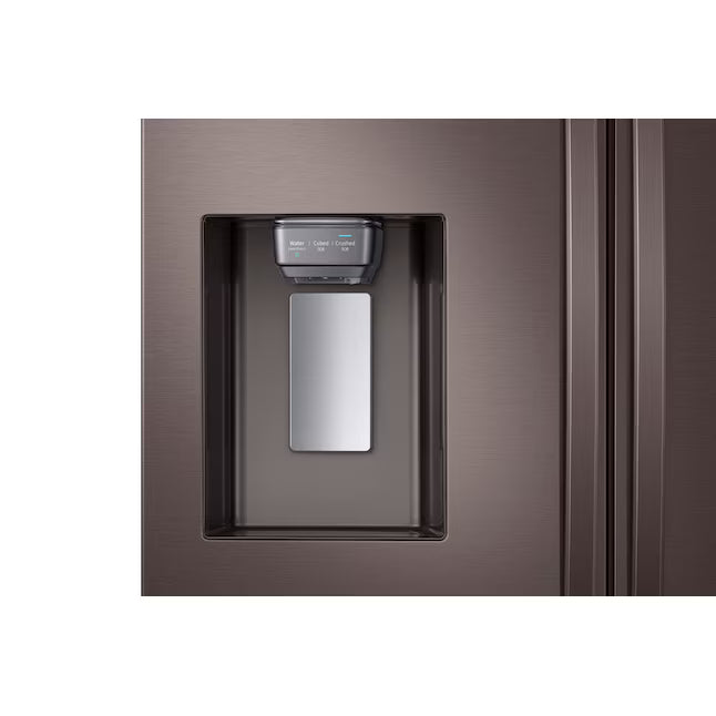 Samsung 22.6 Cu. Ft. 4-Door French Door Counter Depth Refrigerator in Tuscan Stainless Steel RF24R7201DT - Scratch & Dent (Minor)