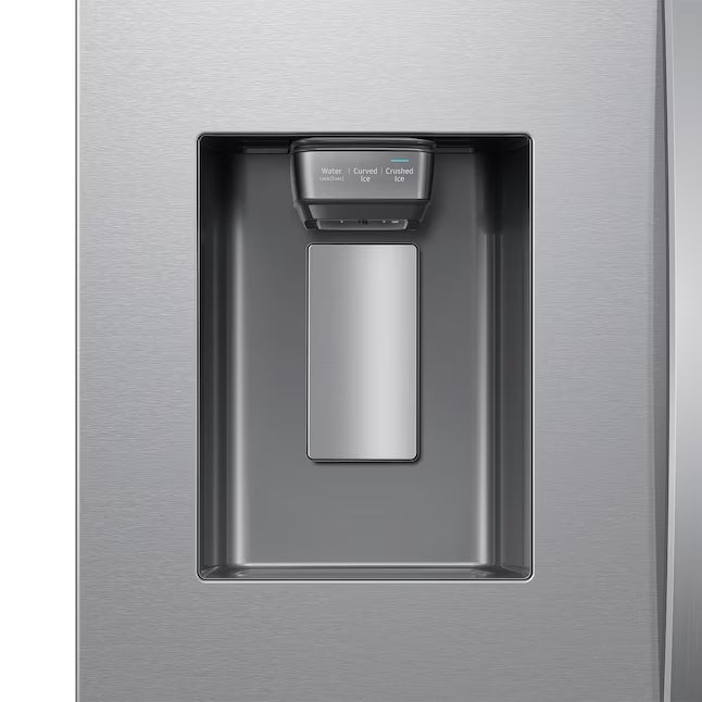 Samsung Stainless Steel 30 cu. ft. Mega Capacity 3-Door French Door Refrigerator with Family Hub™  RF32CG5900SRAA - Scratch & Dent (Major)