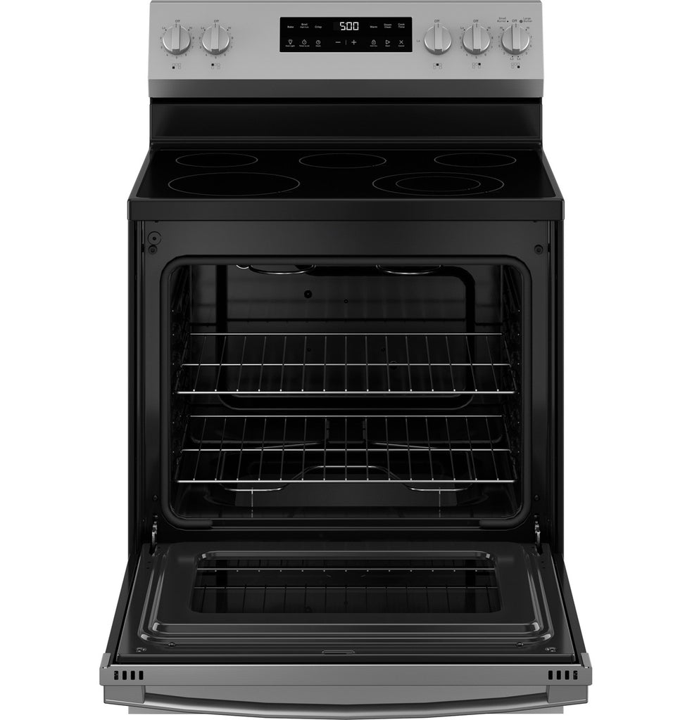 Pictures of GE® ENERGY STAR® 30" Free-Standing Electric Range GE9891 - GRF500SVSS - New In Box - Neu Appliance Outlet - Discount Appliance Outlet in Austin, Tx