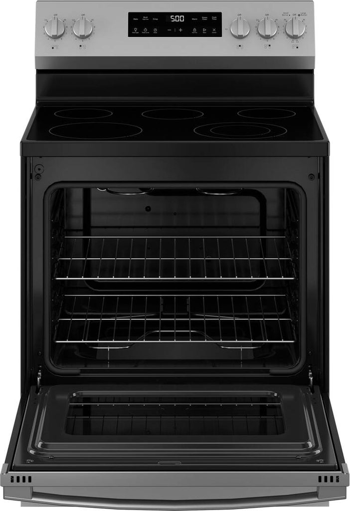 GE® ENERGY STAR® 30" Free-Standing Electric Range with Crisp Mode 25SD045 - GRF500SVSS - Open Box