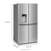 Pictures of Whirlpool Stainless Steel Counter Depth 4 Door French Door Refrigerator with Ice Maker in Door and Triple Evaporation System 30131SD2 - WRQC7836RZ - Open Box - Neu Appliance Outlet - Discount Appliance Outlet in Austin, Tx