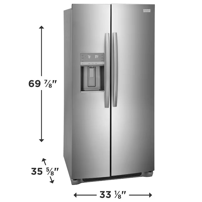 Frigidaire Gallery 22 Cu. Ft. 33" Standard-Depth Side-by-Side Refrigerator 31134SD216 - GRSS2352AF - Scratch & Dent (Moderate)
