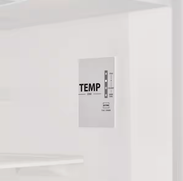Vissani 18.1 cu. ft. Top Freezer Refrigerator in Fingerprint Resistant Stainless Steel Look, Garage Ready 251312SD972 - MDTF18SSR5 - Scratch & Dent (Moderate)