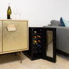 Pictures of Koolatron 10-in W 12 -Bottles Black 12 Bottle Capacity Freestanding Indoor Wine Cooler 25SA184 - WC12MG - New in Box - Neu Appliance Outlet - Discount Appliance Outlet in Austin, Tx