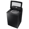 Samsung 5.0 cu. ft. Capacity Top Load Washer with Active WaterJet in Brushed Black WA50R5200AV - Certified Refurbished and Samsung Brushed Black 7.4 cu. ft. Smart Electric Dryer with Sensor Dry 16114 - DVE47CG3500V - New in Box