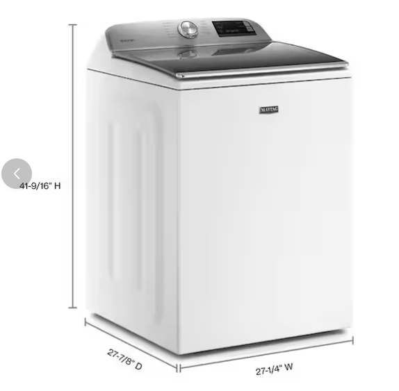 Pictures of Maytag 4.7 cu. ft. Top Load Washing Machine with Extra Power and Deep Fill Option MVW6230RHW - Certified Refurbished and Maytag 7.4 Cu. Ft. Top Load Electric Dryer with Extra Power and Advanced Moisture Sensing 16108 - MED6205RW - Open Box - Neu Appliance Outlet - Discount Appliance Outlet in Austin, Tx