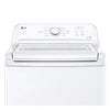 Pictures of LG 4.1 Cu Ft Agitator Top-Load Washer with 4 Way Agitator and TurboDrum Technology in White 25SD114 - WT6105CW - Scratch & Dent (Minor) - Neu Appliance Outlet - Discount Appliance Outlet in Austin, Tx