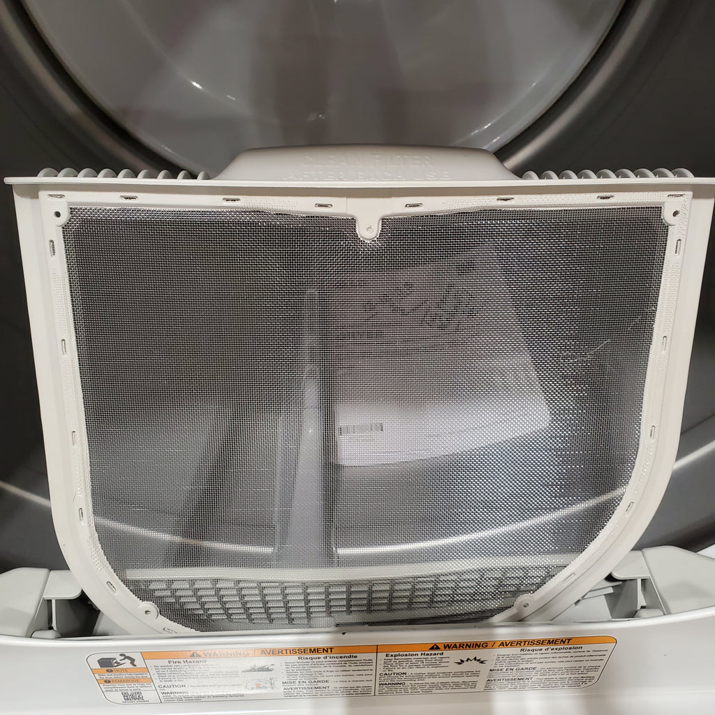 Pictures of LG 7.3 Cu. Ft. Electric Rear Control Ultra Large Capacity Dryer in White with Sensor Dry 6SD76 - 22SD008 - DLE6100W - Open Box - Neu Appliance Outlet - Discount Appliance Outlet in Austin, Tx