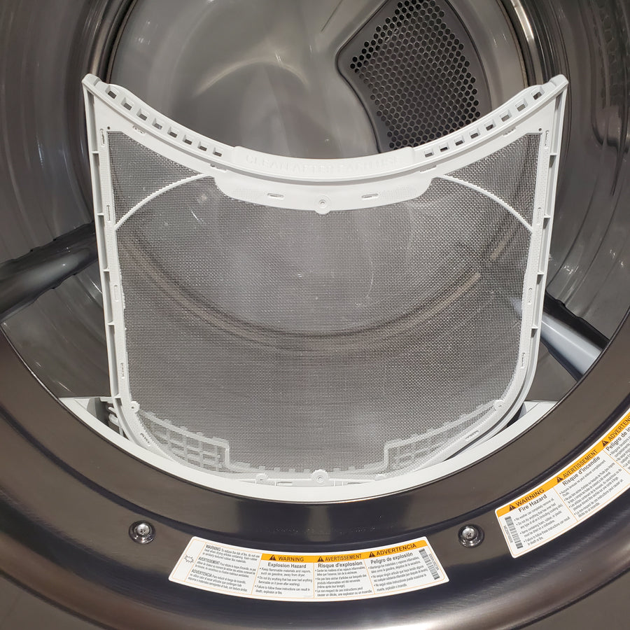LG Single Unit Front Load WashTower™ with Center Control® 5.0 cu.ft. Washer and 7.4 cu.ft. Electric Dryer in Black Steel 22421769 - WKEX300HBA - Scratch & Dent (Moderate)