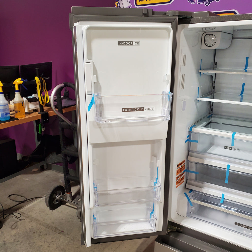 Pictures of Whirlpool Counter-Depth 23.4-cu ft 3 -Door Refrigerator with Dual Ice Maker with Water and Ice Dispenser 22SD032 - WRFC5236RZ - Scratch & Dent (Minor) - Neu Appliance Outlet - Discount Appliance Outlet in Austin, Tx