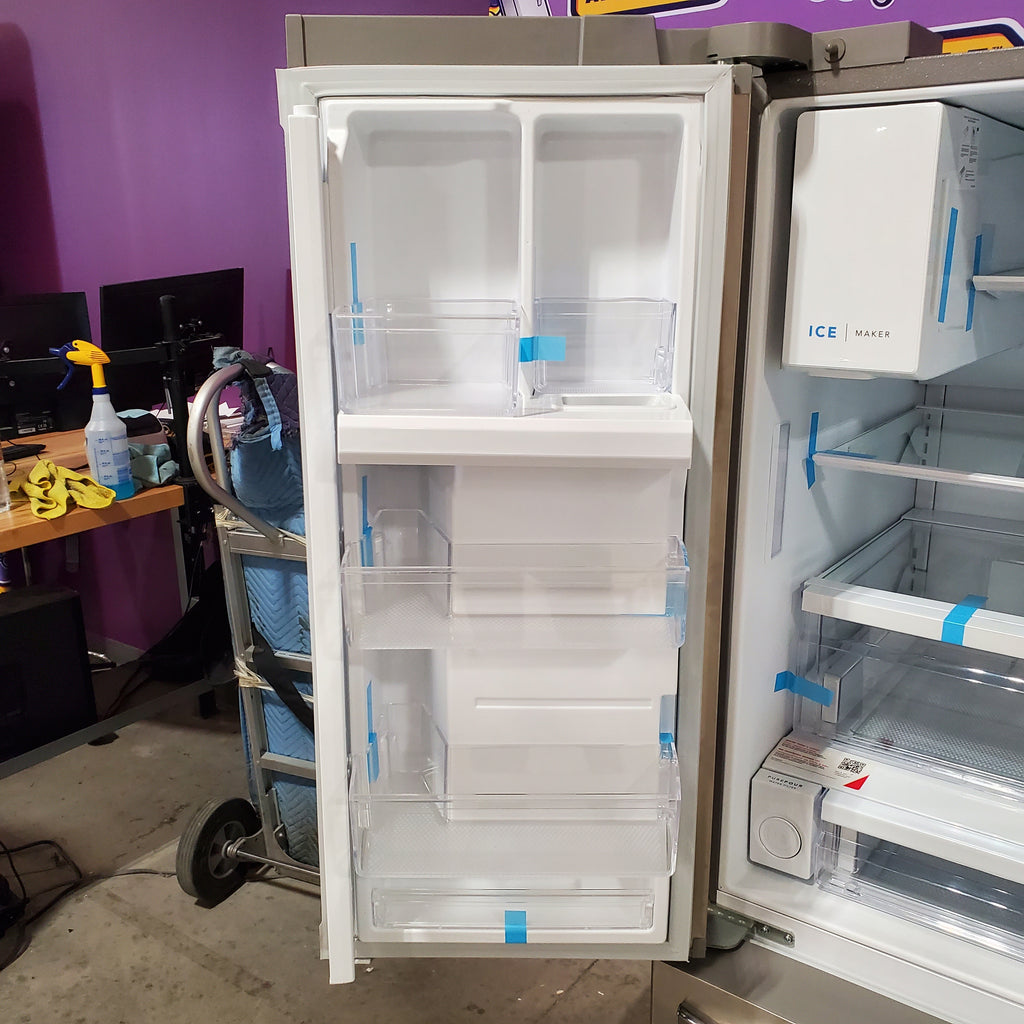 Frigidaire 27.8 cu. ft. 3 Door French Door Refrigerator with Exterior Water and Ice Dispenser 3SD436 - FRFS2823AS - Scratch & Dent (Minor)