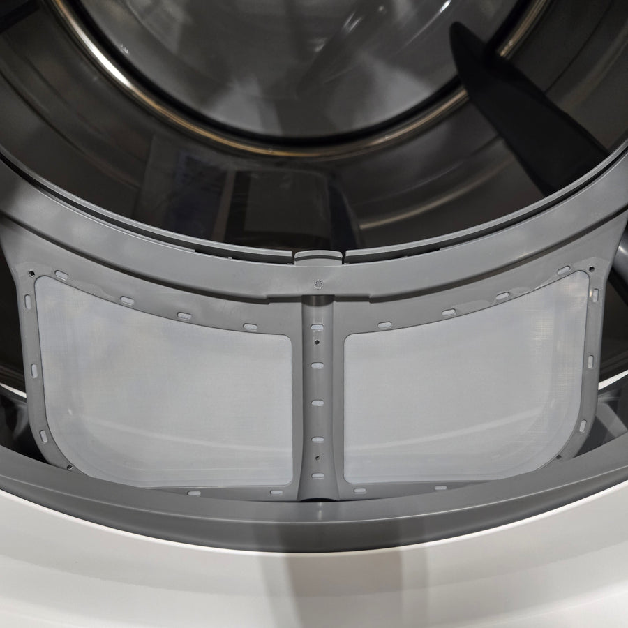 Electrolux 4.5 Cu.Ft. Stackable Front Load Washer with Steam and SmartBoost Wash System ELFW7637AW  - Scratch & Dent (Moderate) and Electrolux 8.0 cu. ft. Front Load Electric Dryer with Perfect Steam 16182 - ELFE7637AW - Open Box