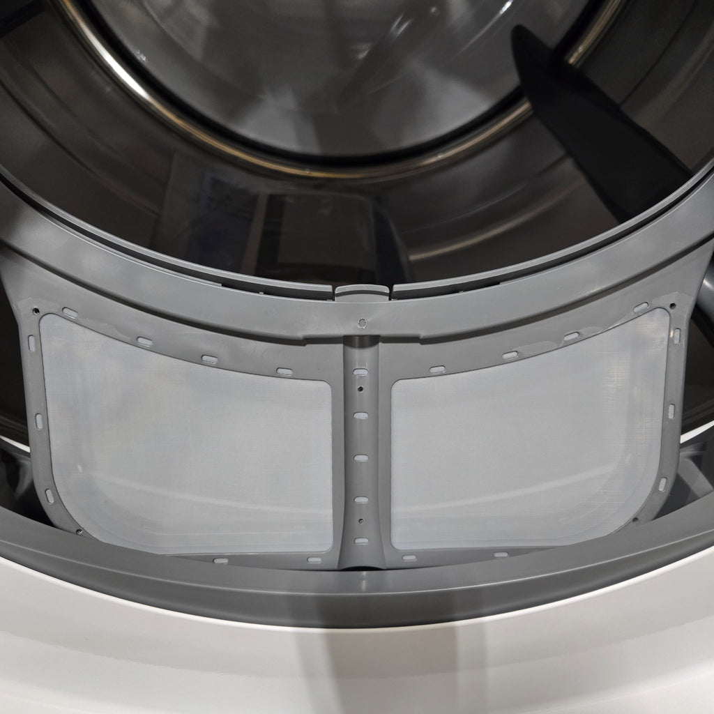 Electrolux 4.5 Cu.Ft. Stackable Front Load Washer with Steam and SmartBoost Wash System ELFW7637AW  - Scratch & Dent (Moderate) and Electrolux 8.0 cu. ft. Front Load Electric Dryer with Perfect Steam 16182 - ELFE7637AW - Open Box