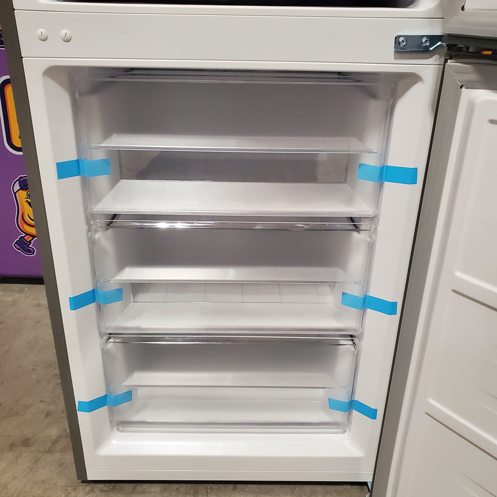 Frigidaire 12 Cu. Ft. 24-inch Wide Garage Ready Bottom Freezer Refrigerator in Stainless Steel 3SD1007 - FRBG1224AV - Scratch & Dent (Moderate)