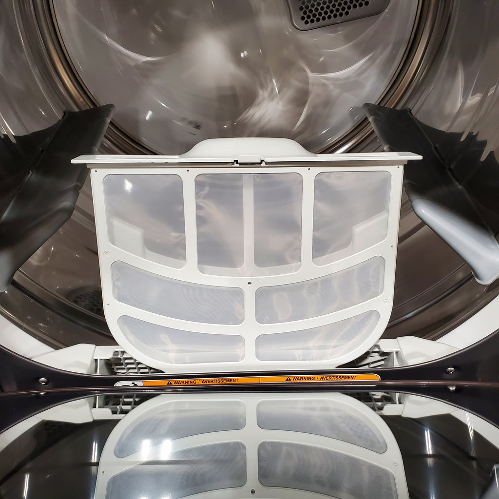 Pictures of LG 7.3 cu. ft. Ultra Large Capacity Rear Control Electric Dryer with LG EasyLoad™ Door and TurboSteam™ 6SD41 - DLEX8600BE - Scratch & Dent (Minor) - Neu Appliance Outlet - Discount Appliance Outlet in Austin, Tx