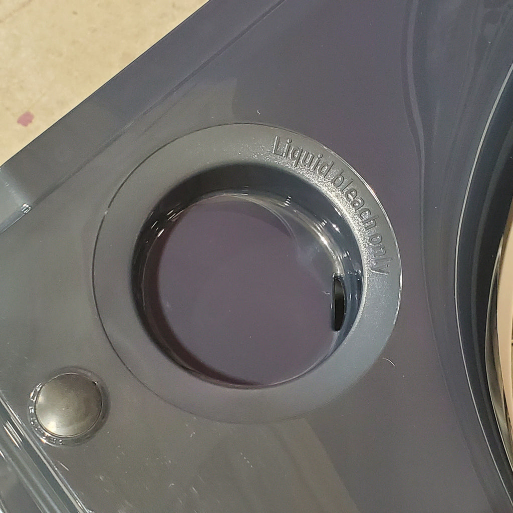 Samsung Brushed Navy Blue 5.4 cu. ft. Smart Top Load Washer with Pet Care Solution and Super Speed Wash 5SD228 - WA54CG7150AD - Scratch & Dent (Minor)