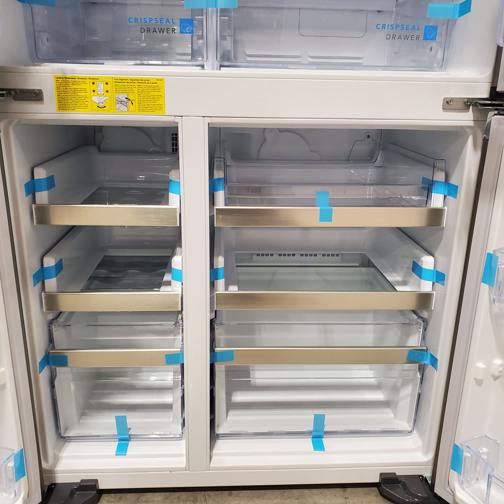 Frigidaire Gallery 22 Cu. Ft. Counter-Depth 4-Door Energy Star Certified Refrigerator in Smudge-Proof Stainless Steel 3SD1003 - GRQC2255BF - Scratch & Dent (Minor)