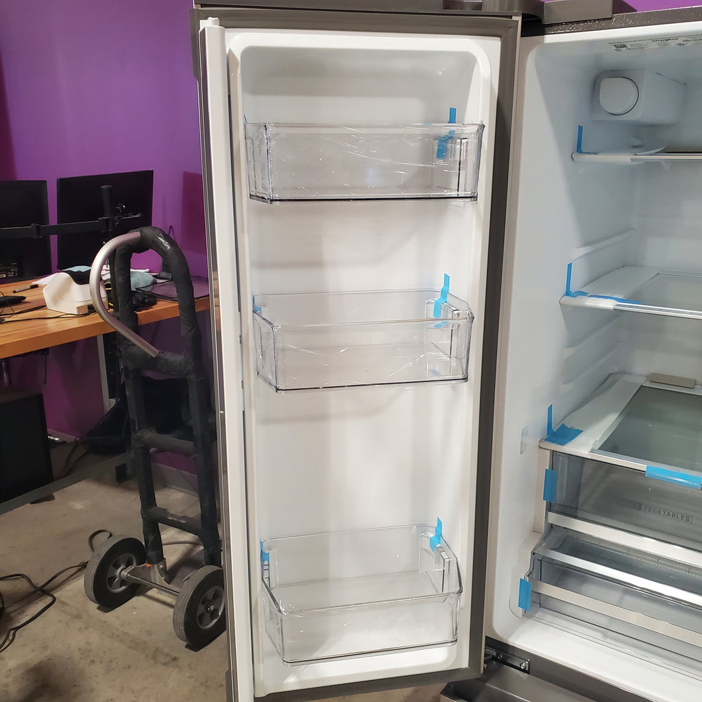 Whirlpool French Door 31 Cu. Ft. Refrigerator with Total Coverage Cooling in Fingerprint Resistant Stainless Steel 5SD269 - WRFF3136SZ - Scratch & Dent (Minor)