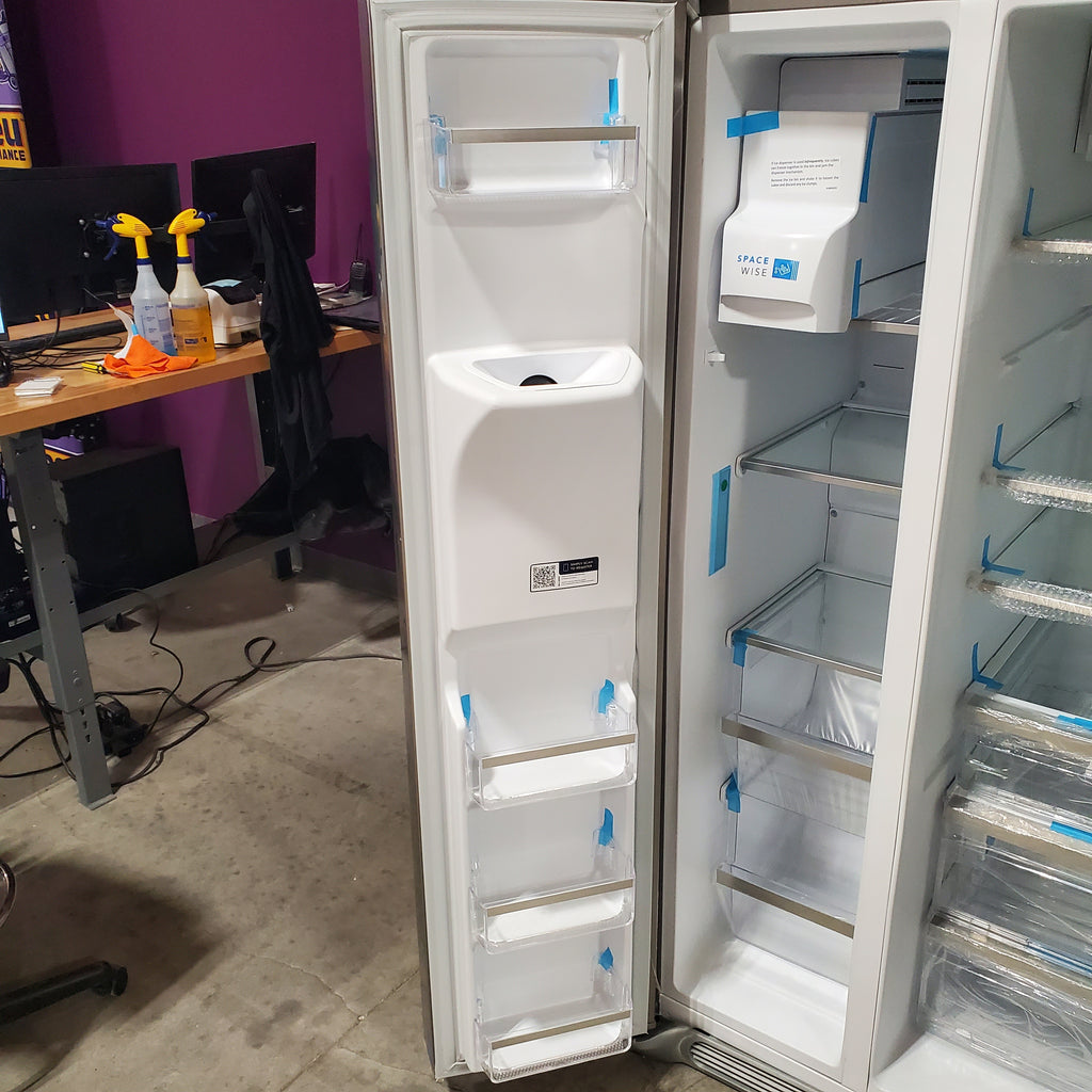 Frigidaire Gallery Smudge Proof Stainless Steel 26 Cu. Ft. Side by Side Refrigerator with Bright LED Lighting 3SD970 - GRSS2652AF - Scratch & Dent (Minor)