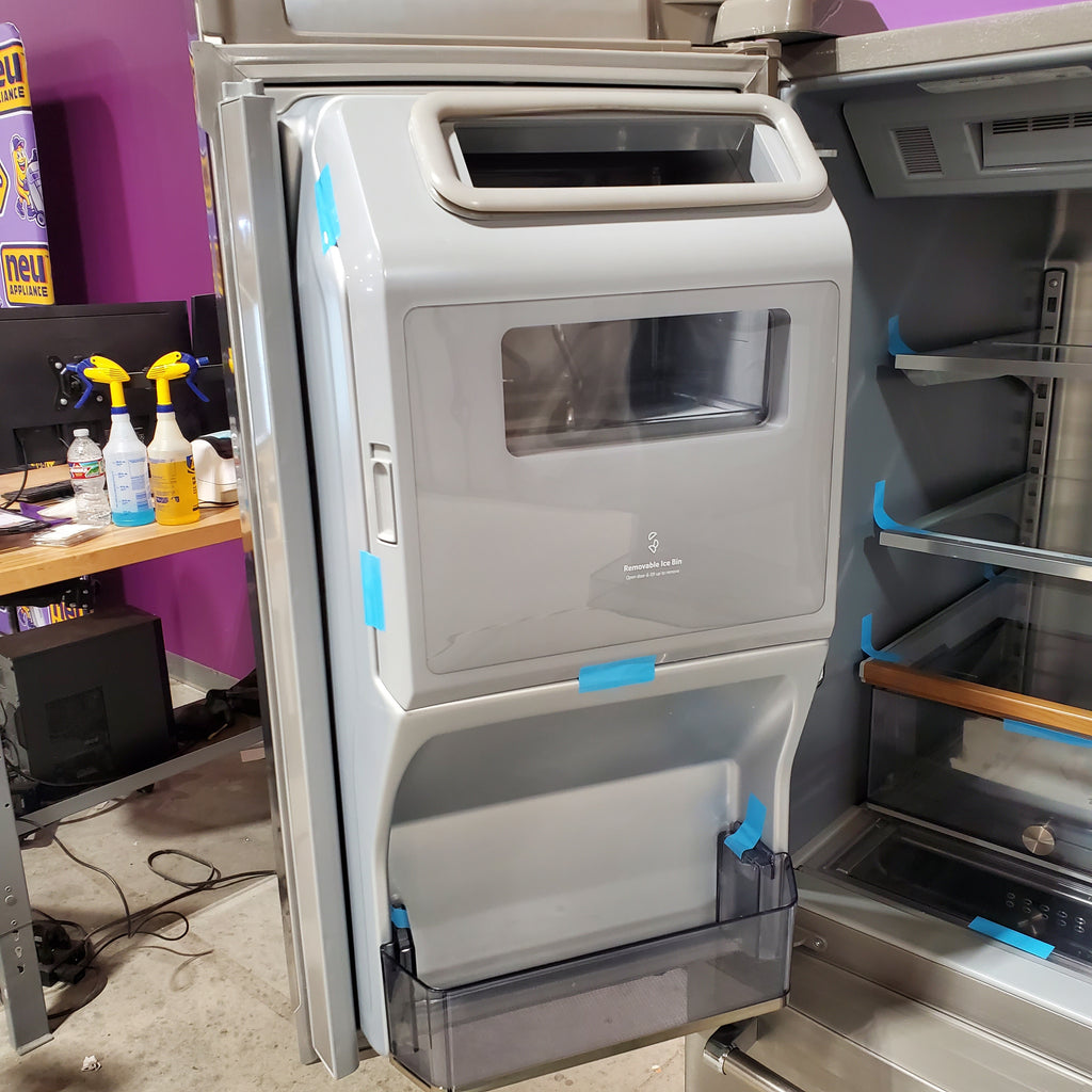 Pictures of KitchenAid PrintShield Stainless 26.2 Cu. Ft. Multi-Door French Door Refrigerator with Platinum Interior and FreshChill™ Full-Width Refrigerated Drawer 3SD859 - KRMF536RPS - Scratch & Dent (Minor) - Neu Appliance Outlet - Discount Appliance Outlet in Austin, Tx