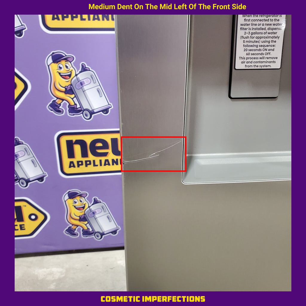 Pictures of Hisense 29.1 cu. ft. Standard Depth Side by Side Refrigerator Stainless Steel 22133SD188 - HRS290P5FSE - Scratch & Dent (Minor) - Neu Appliance Outlet - Discount Appliance Outlet in Austin, Tx
