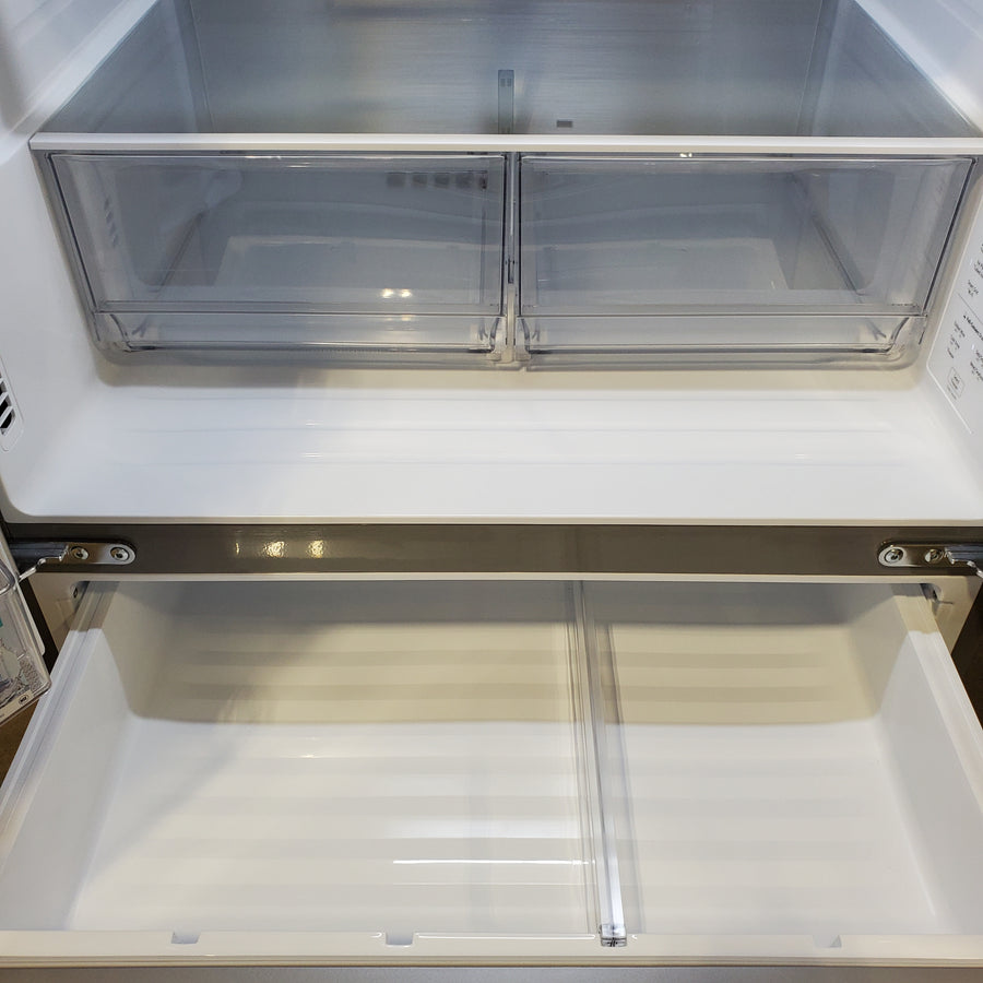 LG 29 cu. ft. Smart Standard-Depth MAX™ 4-Door French Door Refrigerator with Full-Convert Drawer™ in Print Proof Stainless Steel LF29H8330S - Scratch & Dent (Moderate)