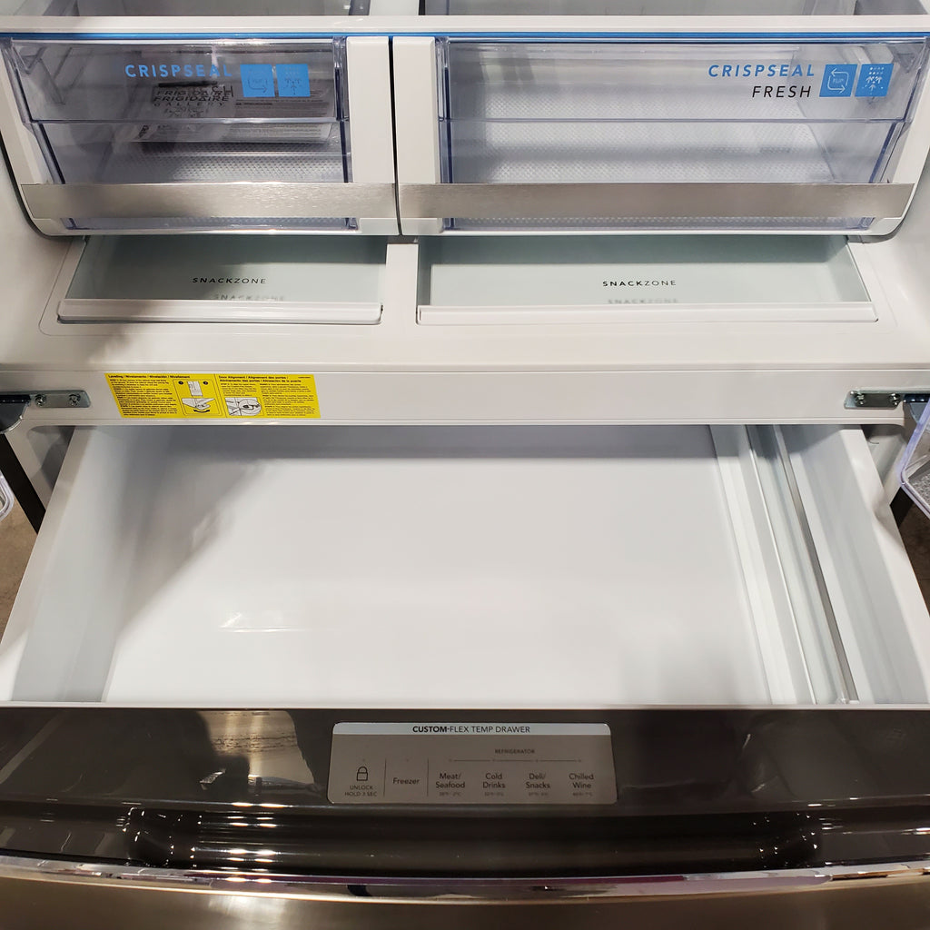 Pictures of Frigidaire Gallery 22 Cu. Ft. 4-Door Counter-depth French Door Refrigerator with Ice Maker (Fingerprint Resistant Stainless Steel) ENERGY STAR 20132SD379 - GRMC2273CF - Scratch & Dent (Minor) - Neu Appliance Outlet - Discount Appliance Outlet in Austin, Tx