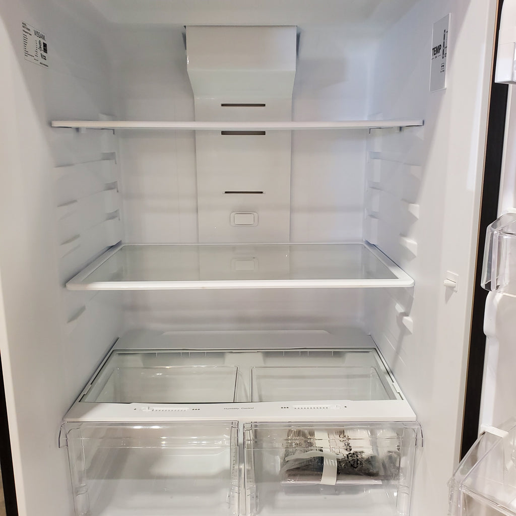 Vissani 18.1 cu. ft. Top Freezer Refrigerator in Fingerprint Resistant Stainless Steel Look, Garage Ready 25138SD761 - MDTF18SSR5 - Scratch & Dent (Major)