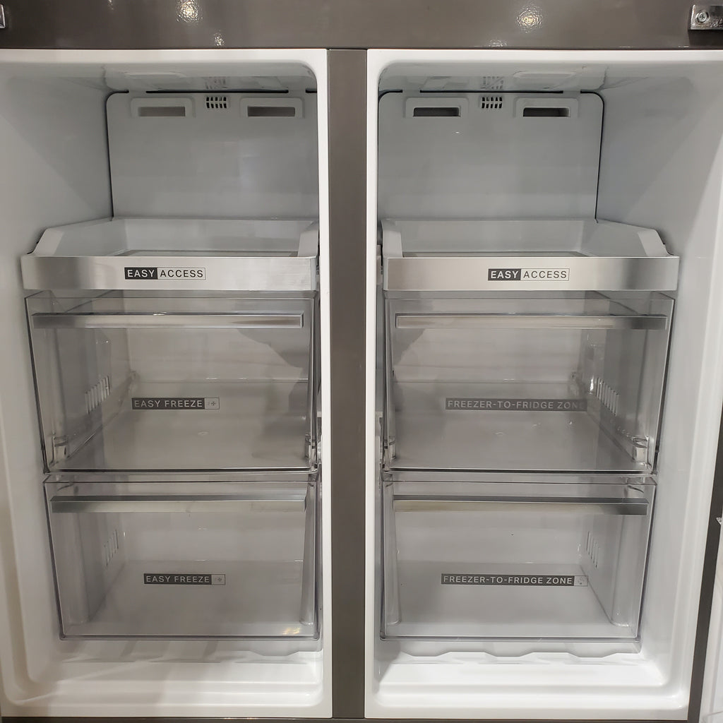 Pictures of Whirlpool Stainless Steel Counter Depth 4 Door French Door Refrigerator with Ice Maker in Door and Triple Evaporation System 30131SD2 - WRQC7836RZ - Open Box - Neu Appliance Outlet - Discount Appliance Outlet in Austin, Tx