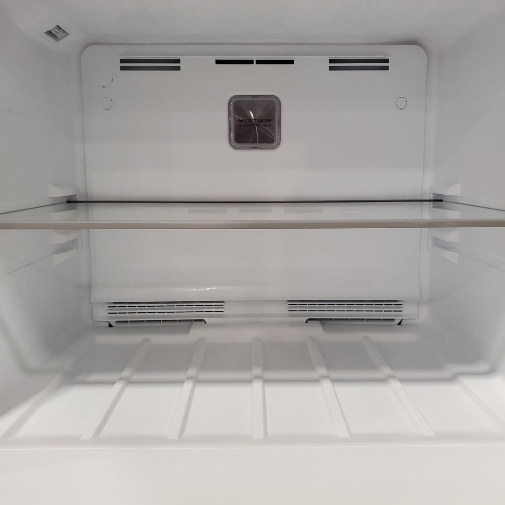Pictures of Midea 18 Cu. Ft. Stainless Garage Ready Top Freezer Refrigerator in Stainless Steel 22231SD328 - MRT18D3BST - Scratch & Dent (Major) - Neu Appliance Outlet - Discount Appliance Outlet in Austin, Tx