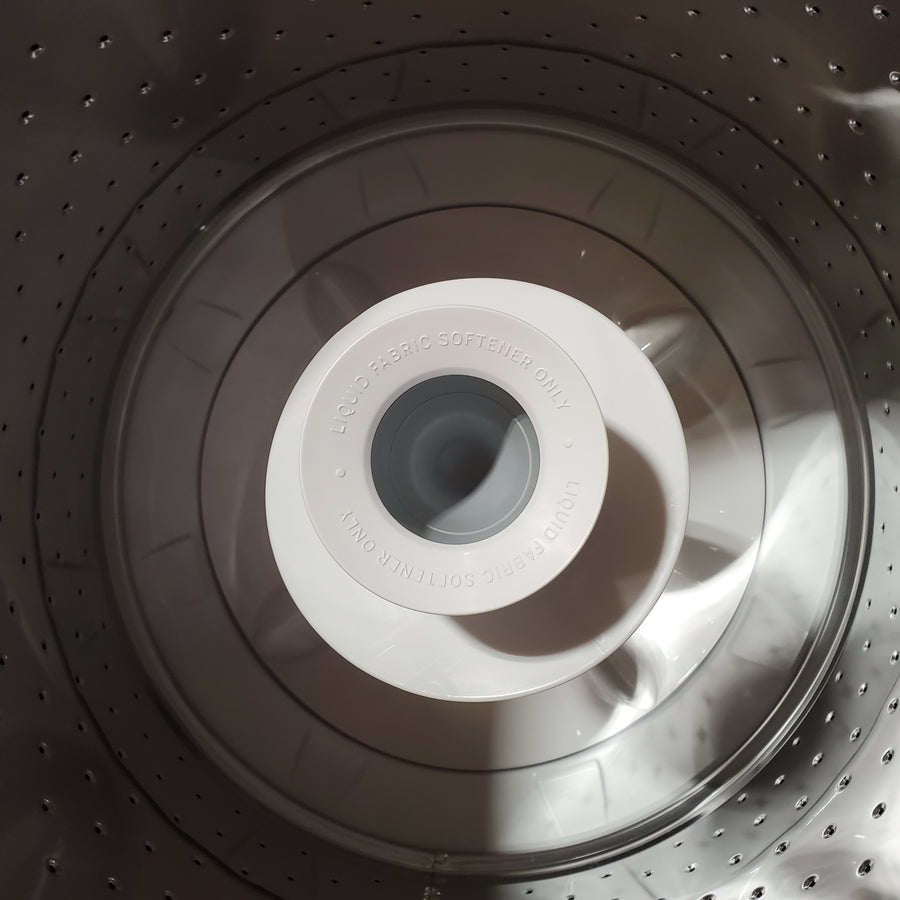 Hotpoint® 4.0 cu. ft. Capacity Washer with Cold Plus and Water Level Control HTW265ASWWW - Scratch & Dent (Major) and Hotpoint 6.2 cu. ft. Capacity Electric Dryer with Up To 120 ft. Venting and Shallow Depth 16189 - HTX26EASWWW - Scratch & Dent (Major)