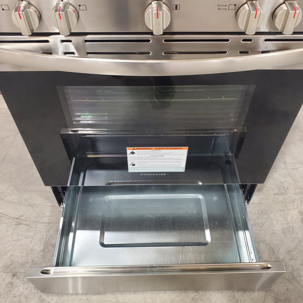 Pictures of Frigidaire Stainless Steel 30" Gas Range with Air Fry and Five Burner Cooktop FCRG3083AS - Open Box - Neu Appliance Outlet - Discount Appliance Outlet in Austin, Tx