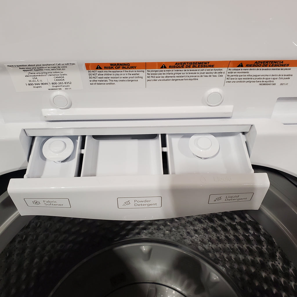 Pictures of Frigidaire 4.1 Cu. Ft. Top Load Washer in White 20SD024 - FLVW7000AW - Scratch & Dent (Moderate) - Neu Appliance Outlet - Discount Appliance Outlet in Austin, Tx