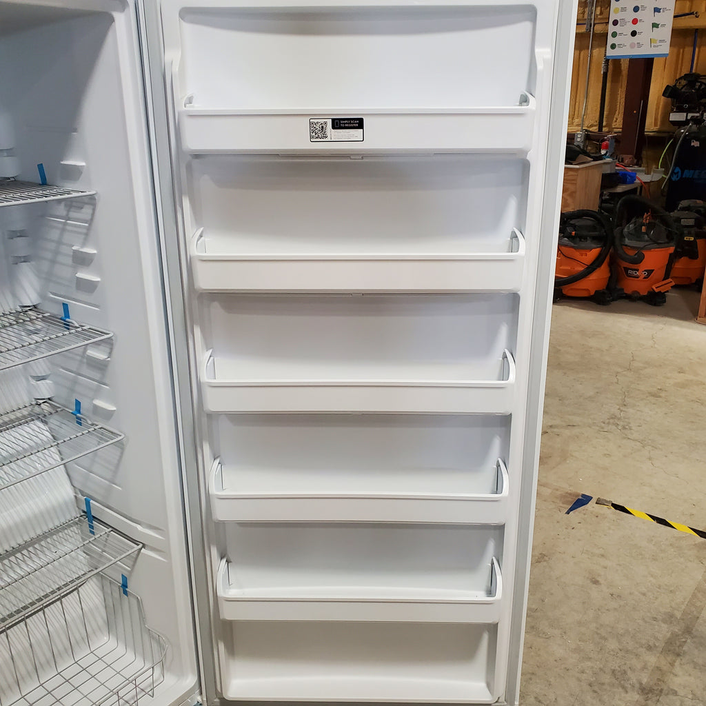Pictures of Frigidaire 20 Cu. Ft. Energy Star Garage Ready Upright Freezer in White FFUE2022AW - Scratch & Dent (Minor) - Neu Appliance Outlet - Discount Appliance Outlet in Austin, Tx