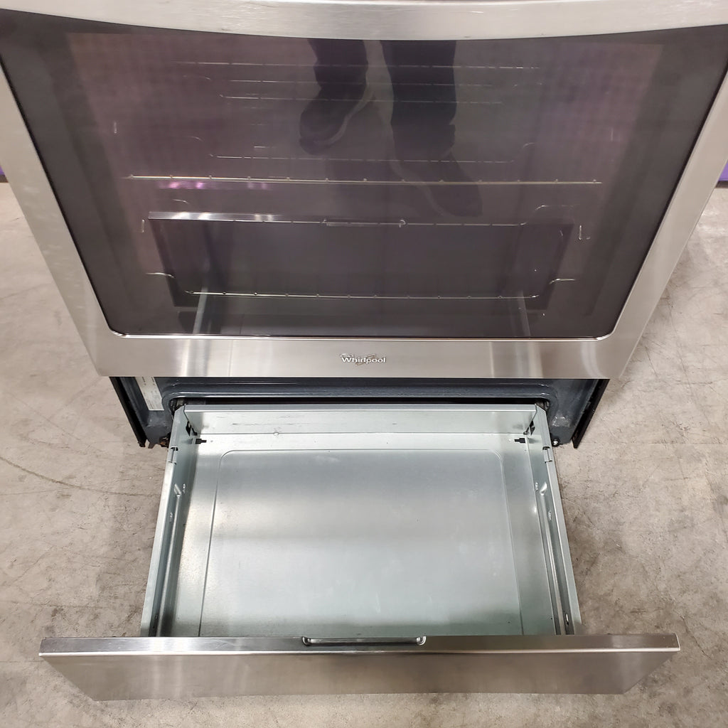 Pictures of Whirlpool 30-inch Freestanding Electric Range with 6.4 cu. ft. Convection in Stainless Steel WFE540H0ES - Certified Refurbished - Neu Appliance Outlet - Discount Appliance Outlet in Austin, Tx