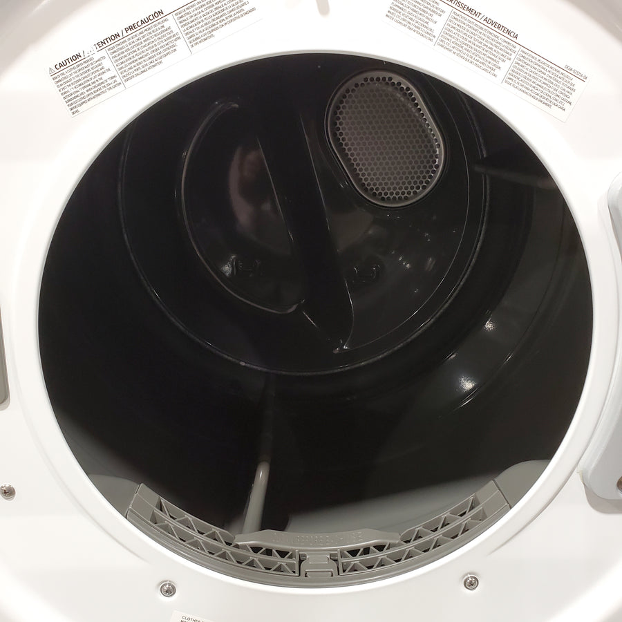Samsung 7.5 cu. ft. Front Load Electric Dryer with Smart Care in White 30133SD142 - DVE45T6000W - Scratch & Dent (Major)