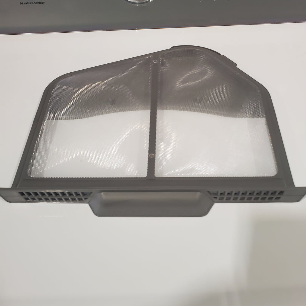 Pictures of Samsung White Electric 7.4 Cu. Ft. Dryer with Sensor Dry and Reversible Door DVE50R5200W - Scratch and Dent (Minor) - Neu Appliance Outlet - Discount Appliance Outlet in Austin, Tx