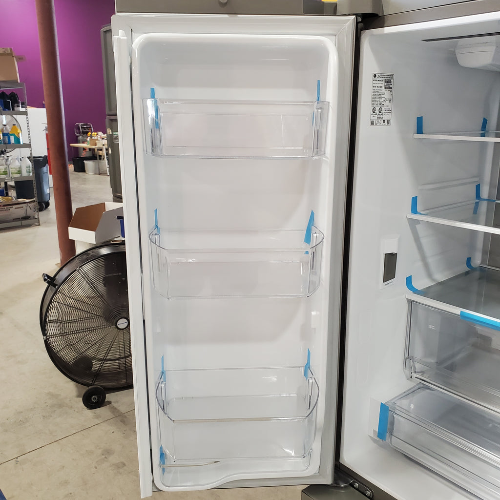 Pictures of LG 27 cu. ft. Smart Counter-Depth MAX™ French Door Refrigerator with Linear Cooling™ and Internal Water Dispenser LRFLC2706S - Scratch & Dent (Minor) - Neu Appliance Outlet - Discount Appliance Outlet in Austin, Tx