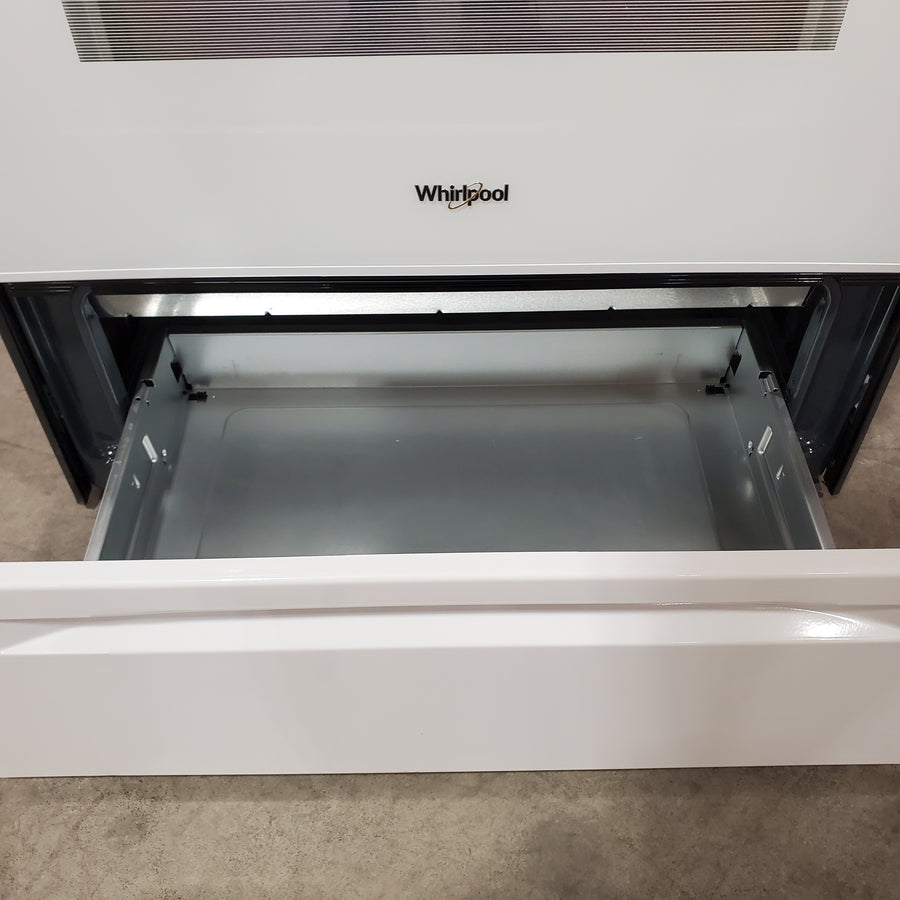 Whirlpool 5-Element Freestanding Electric Range in White with Air Cooking Technology 25138SD762 - WFES5030RW - Scratch & Dent (Minor)