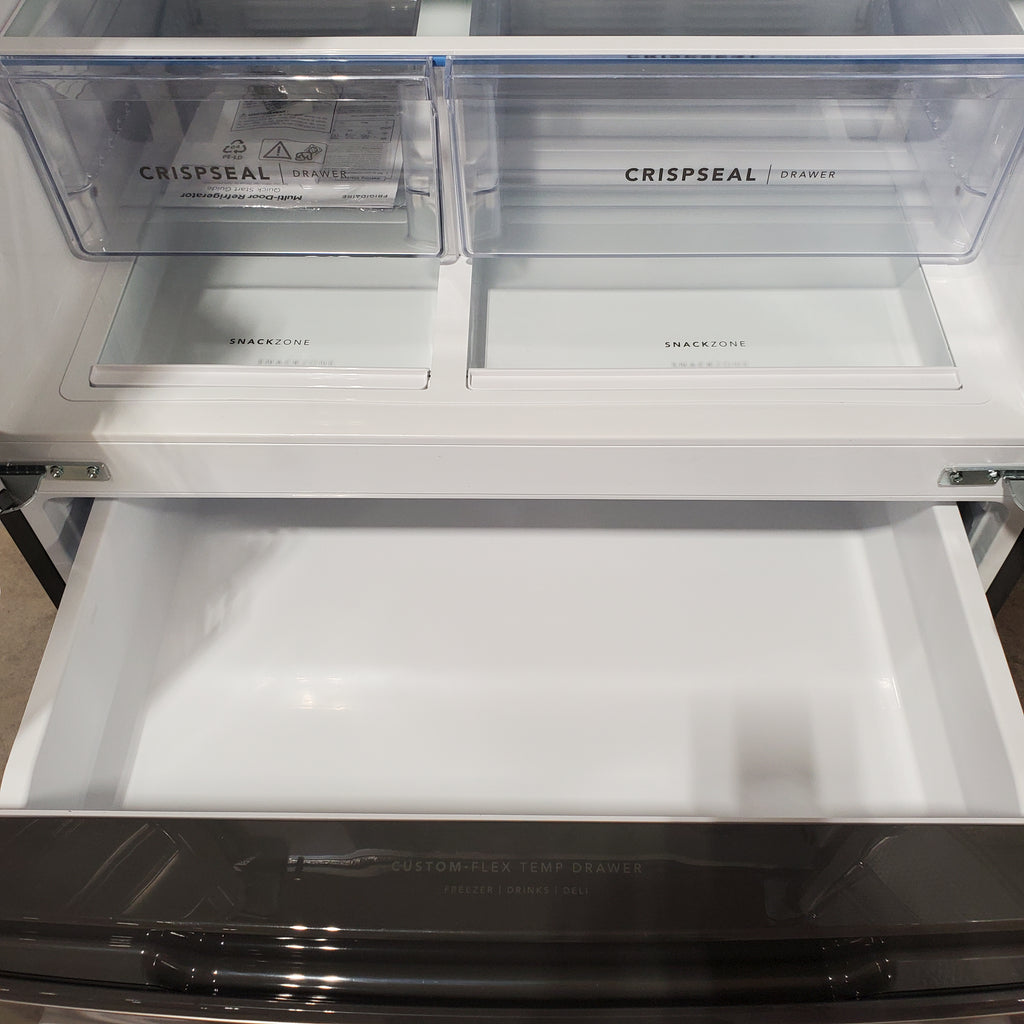Pictures of Frigidaire 26 Cu. Ft. Standard-Depth 4-Door French Door Refrigerator 20534SD709 - FRMS274TAV - Scratch & Dent (Major) - Neu Appliance Outlet - Discount Appliance Outlet in Austin, Tx