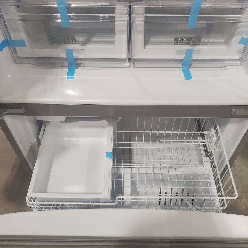 Pictures of Whirlpool Stainless 36-Inch Wide 20 cu. ft. Counter-Depth French Door Bottom Mount Refrigerator WRFC2036RZ - Scratch & Dent - Minor - Neu Appliance Outlet - Discount Appliance Outlet in Austin, Tx
