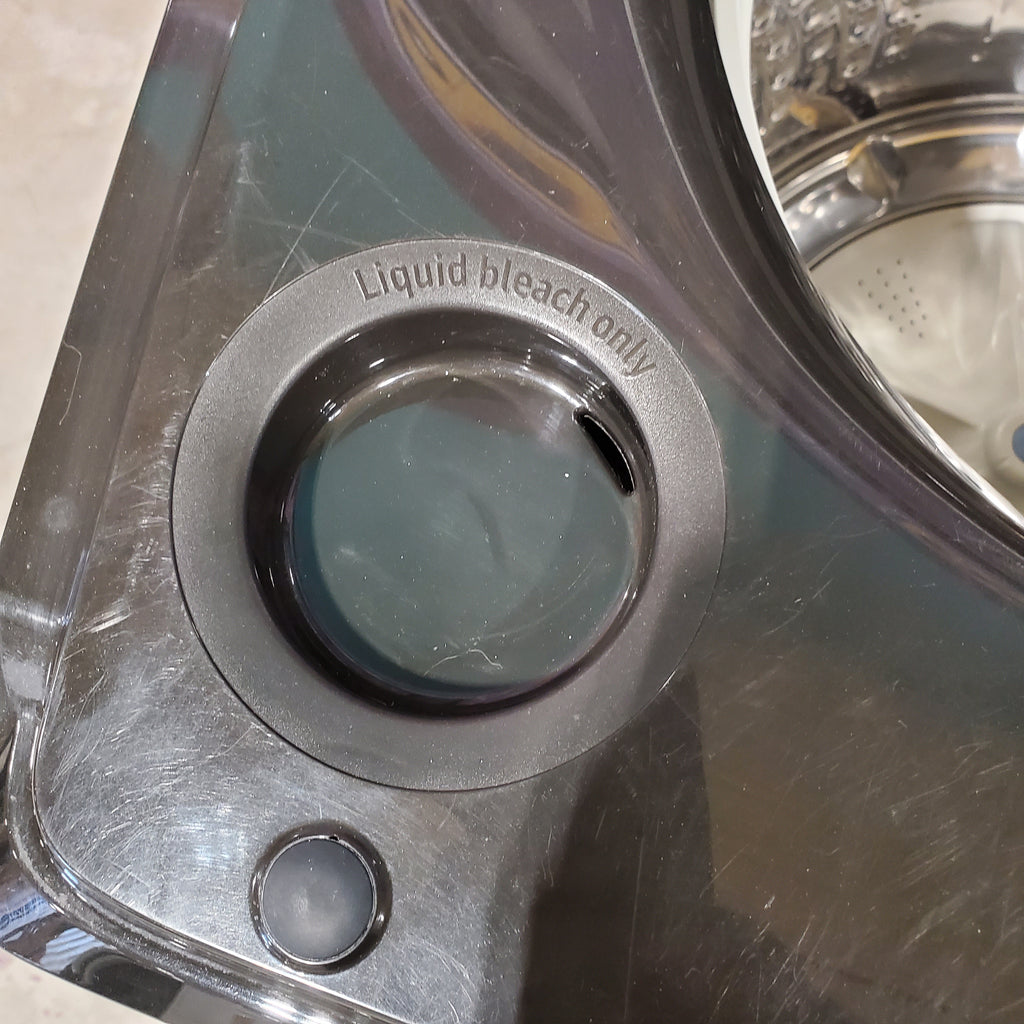 Pictures of Samsung 5.0 cu. ft. Energy Star Top Load Washer with Active Water Jet in Black Stainless Steel WA50R5400AV - Certified Refurbished - Neu Appliance Outlet - Discount Appliance Outlet in Austin, Tx