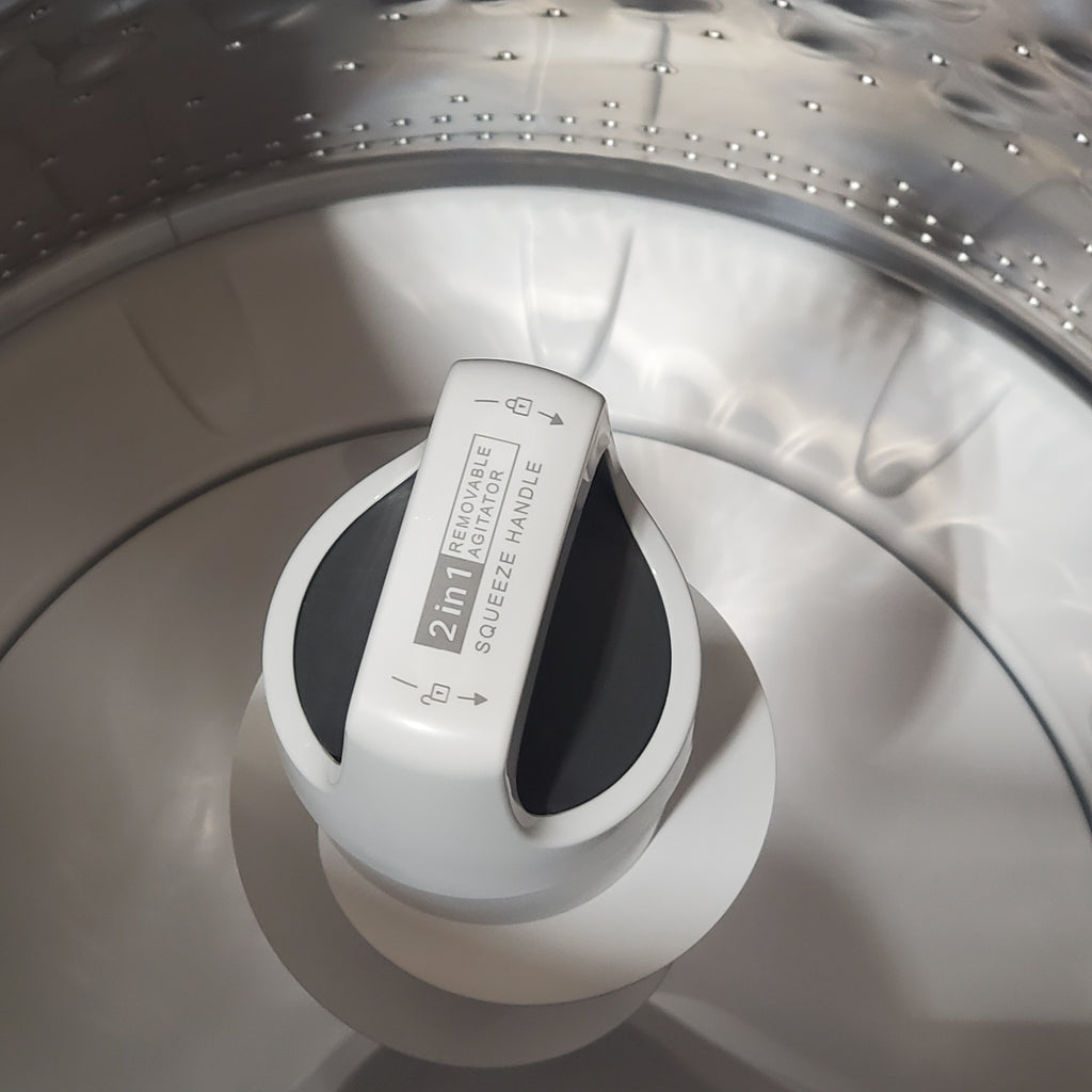 Pictures of 5.2–5.3 Cu. Ft. Whirlpool® Top Load Washer in White with Removable Agitator WTW6157PW - Open Box and 7.0 Cu. Ft. Whirlpool® Top Load Electric Dryer in White with Moisture Sensor WED6150PW - Open Box - Neu Appliance Outlet - Discount Appliance Outlet in Austin, Tx