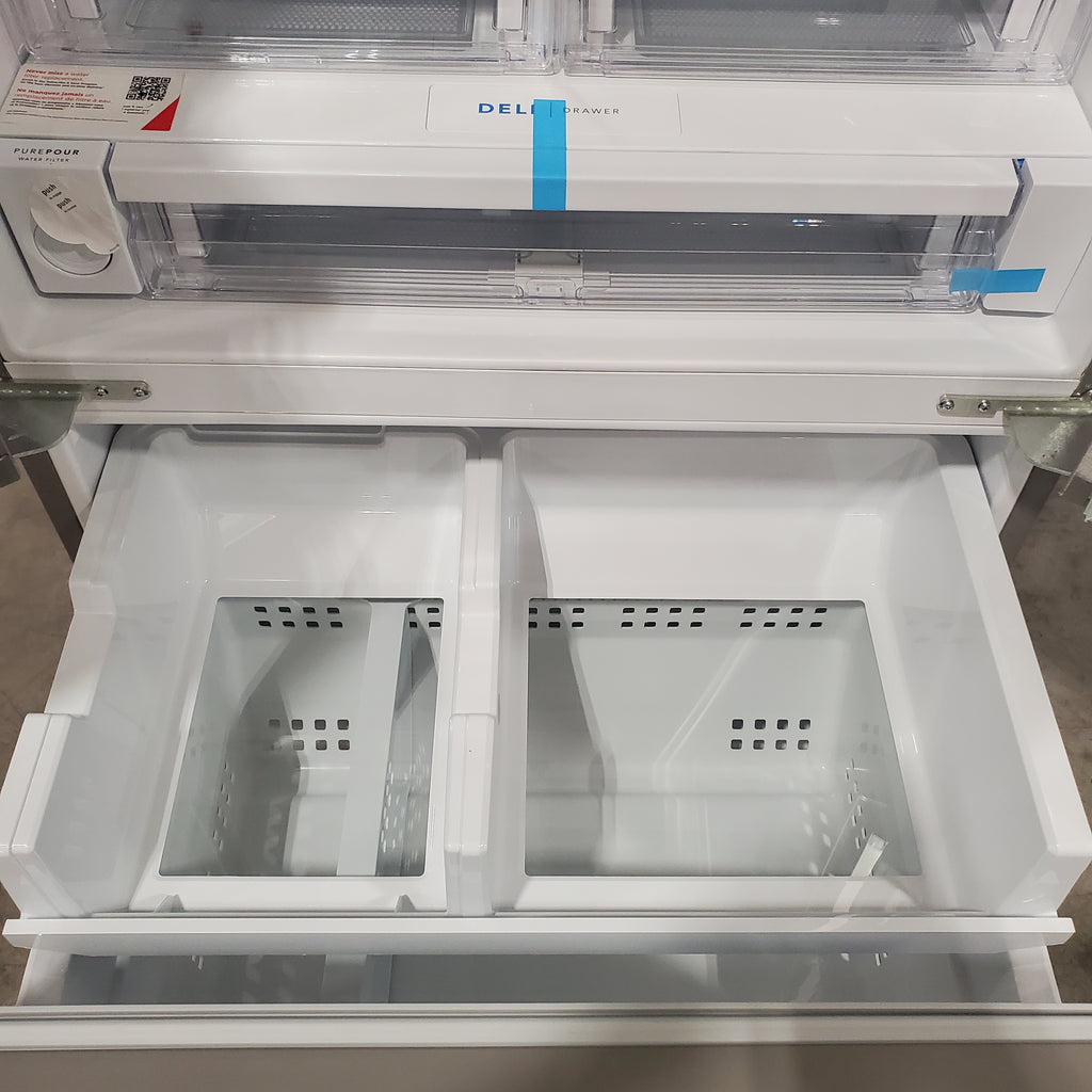 Frigidaire 28 Cu. Ft. Standard-Depth French Door Refrigerator in Stainless Steel FRFS2823AF - Scratch & Dent (Moderate)