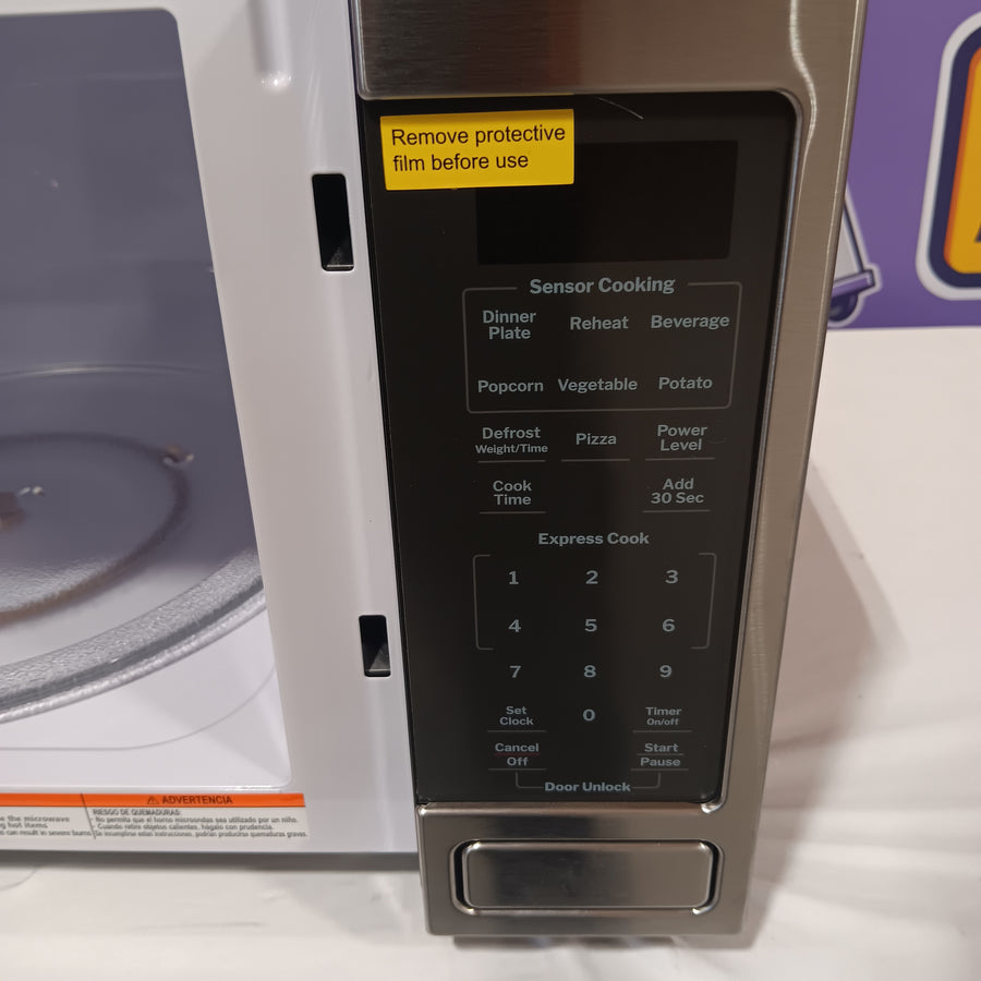 GE® 1.6 Cu. Ft. Countertop Microwave Oven in Stainless Steel GCST16S1WSS - Open Box