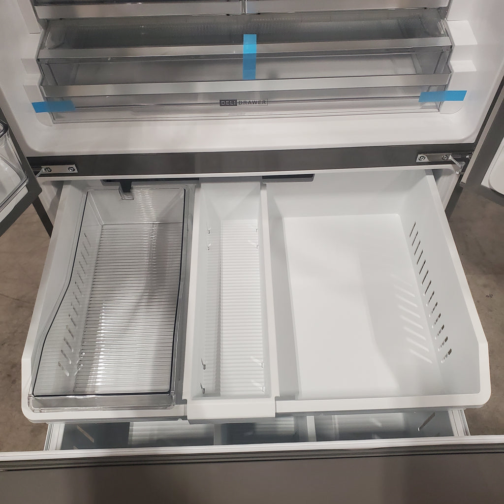 Pictures of Whirlpool French Door 31 Cu. Ft. Refrigerator with Total Coverage Cooling in Fingerprint Resistant Stainless Steel 3SD652 - WRFF3136SZ - Open Box - Neu Appliance Outlet - Discount Appliance Outlet in Austin, Tx