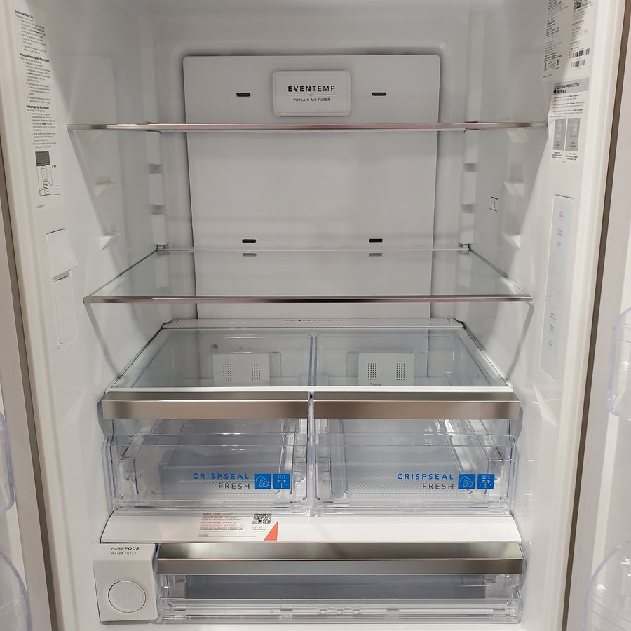Frigidaire Gallery 20 Cu. Ft. 30" Wide Standard-Depth French Door Refrigerator in Stainless Steel 25139SD773 - GRFN2023AF - Scratch & Dent (Moderate)